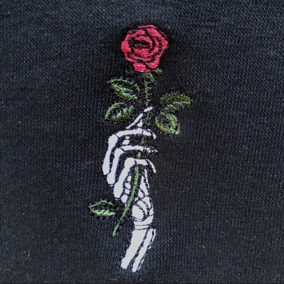 Zumiez Rose Sleeve Hoodie - Picture 5 of 7